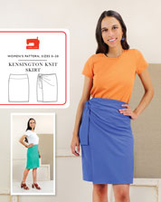 kensington knit skirt sewing pattern