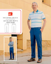 digital alvalade men's trousers sewing pattern