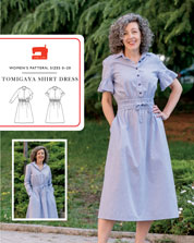 tomigaya shirt dress sewing pattern