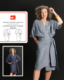 copenhagen wrap dress sewing pattern