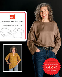 norwood blouse sewing pattern