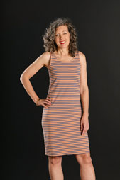 digital leyton knit tank + dress sewing pattern