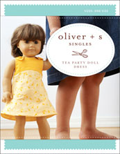 digital tea party doll dress sewing pattern