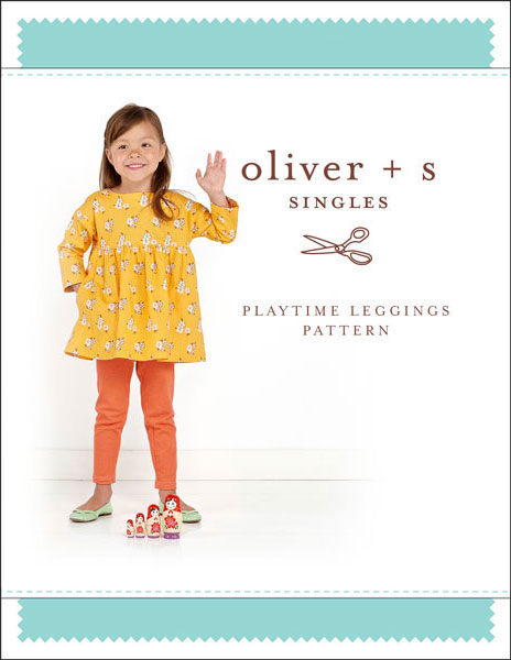 digital playtime leggings sewing pattern