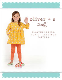 digital playtime dress, tunic + leggings sewing pattern