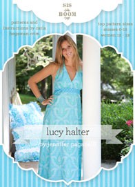 digital lucy halter dress sewing pattern