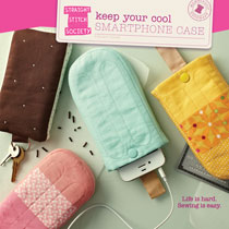 digital keep your cool smartphone case sewing pattern