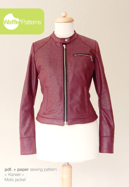 Digital Kaneel Moto Jacket Sewing Pattern | Shop | Oliver + S