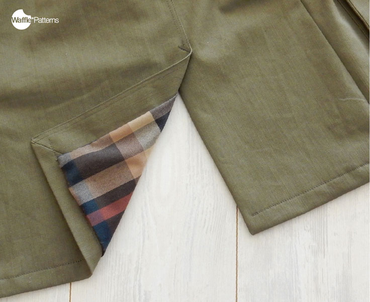 Digital Tosti Utility Jacket For Men Sewing Pattern, Shop